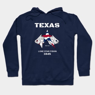 Texas Lone Star Fish State Hoodie